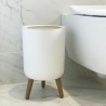 Secchio della spazzatura Kitchen Move Marrone Legno 7 L