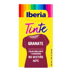 Inchiostro per Abbigliamento Tintes Iberia Rosso Granato 40º C