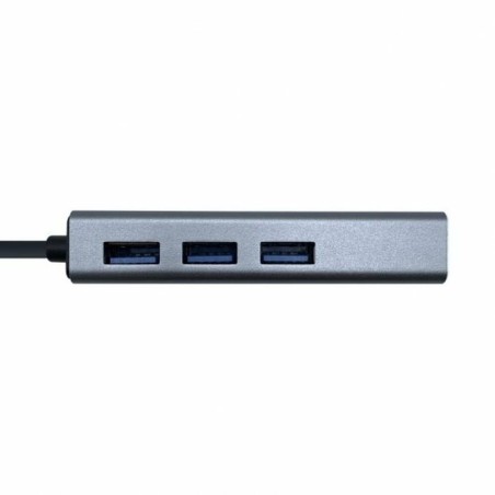 Hub USB Aisens A106-0401 Grigio (1 Unità)