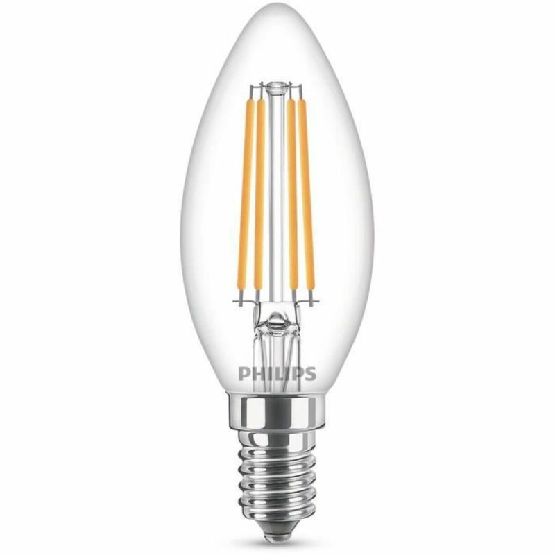 Lampadina LED Candela Philips Equivalent E14 60 W Bianco E (2700 K) Lampadina LED Candela Philips Equivalent E14 60 W Bianco E (2700 K)