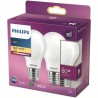 Lampadina LED Philips Classic Standard 60 W Bianco E E27 (2700 K) (2 Unità)