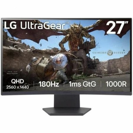 Monitor Gaming LG 27GS60QC-B Full HD 27" 144 Hz 180 Hz