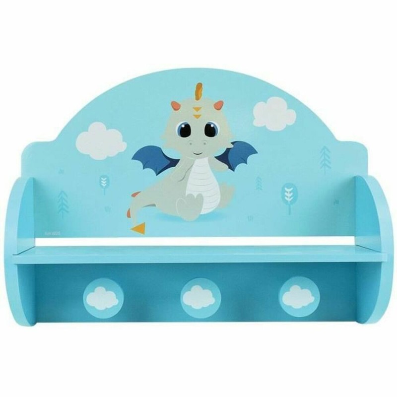 Appendiabiti da parete Fun House Azzurro Legno MDF (33 x 46 x 15 cm) Appendiabiti da parete Fun House Azzurro Legno MDF (33 x 46 x 15 cm)