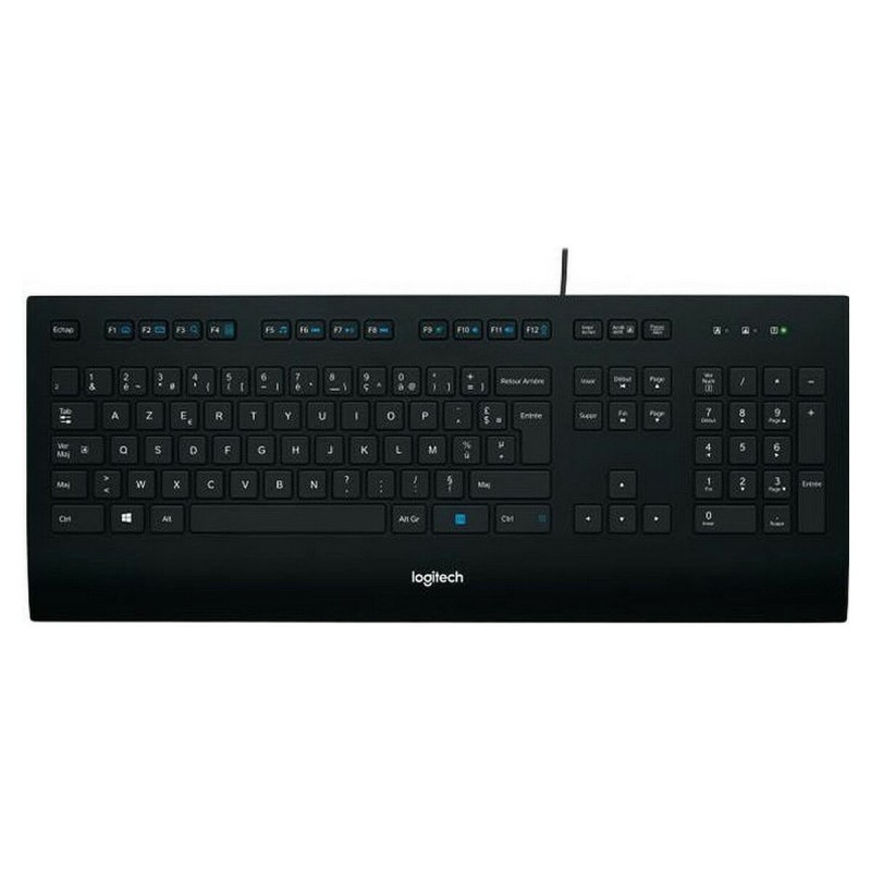 Tastiera Logitech K280E Nero Francese AZERTY Tastiera Logitech K280E Nero Francese AZERTY