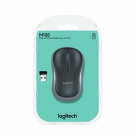 Mouse senza Fili Logitech M185 Grigio