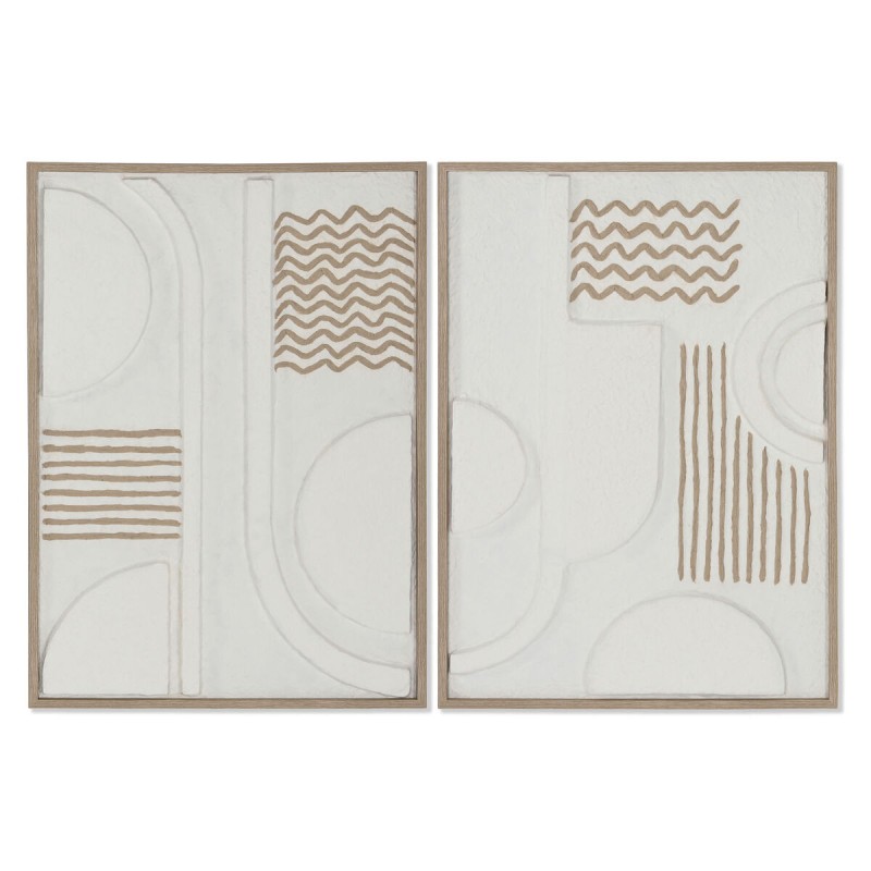 Quadro Home ESPRIT Astratto Città 50 x 4 x 70 cm (2 Unità) Quadro Home ESPRIT Astratto Città 50 x 4 x 70 cm (2 Unità)