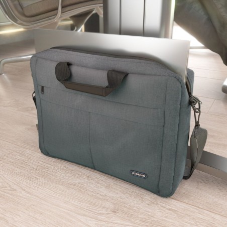 Valigetta per Portatile Aisens ASBG-BC025-GR Grigio 15,6''
