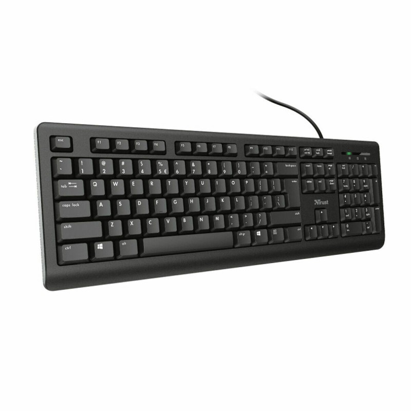 Tastiera Trust TK-150 Nero Qwerty in Spagnolo Tastiera Trust TK-150 Nero Qwerty in Spagnolo