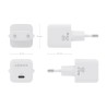 Caricabatterie da Parete Aisens ASCH-25W1P012-W Bianco 25 W (1 Unità)