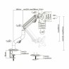 Supporto TV Aisens DT32TSR-139 17"-32" 8 kg