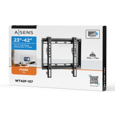 Supporto TV Aisens WT42F-157 23"-42" 35 kg