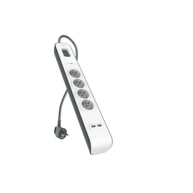 Multipresa con 4 Prese con Interruttore Belkin BSV401CA2M (2 m) Multipresa con 4 Prese con Interruttore Belkin BSV401CA2M (2 m)
