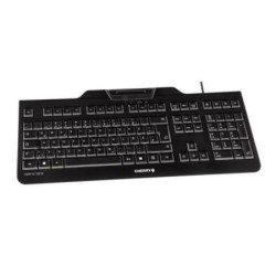 Tastiera con Lettore Cherry JK-A0100ES-2 Nero Qwerty in Spagnolo