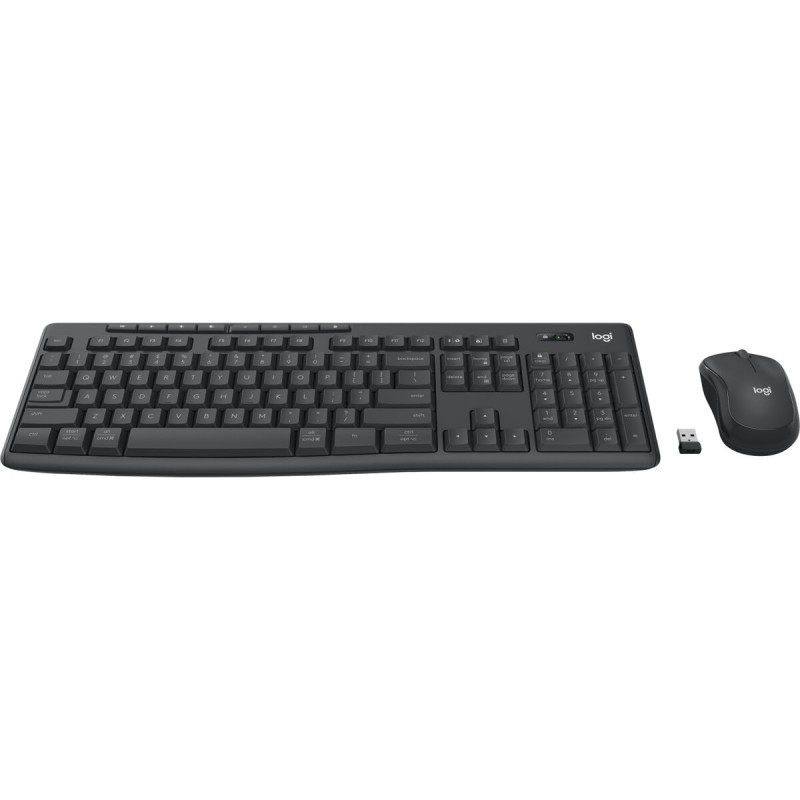 Tastiera e Mouse Logitech MK370 Nero Qwerty in Spagnolo Tastiera e Mouse Logitech MK370 Nero Qwerty in Spagnolo
