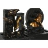 Fontana da giardino Home ESPRIT Resina Buddha Orientale 21 x 19 x 27 cm (2 Unità)