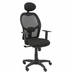 Sedia Ufficio con Poggiatesta Alocén Piqueras y Crespo B10CRNC Nero