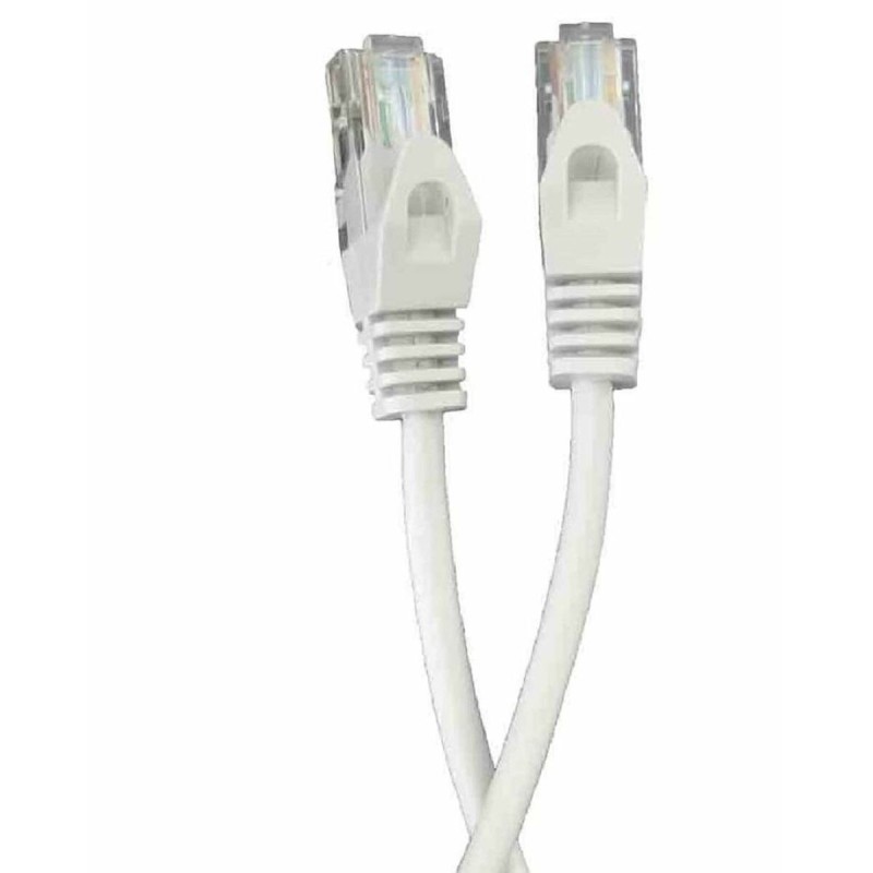 Cavo di Rete Rigido UTP Categoria 5e EDM 56021 Bianco Grigio Cavo di Rete Rigido UTP Categoria 5e EDM 56021 Bianco Grigio