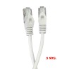 Cavo di Rete Rigido UTP Categoria 5e EDM 56021 Bianco Grigio