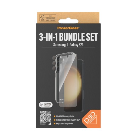 Custodia per Cellulare Panzer Glass B1210+7350 Trasparente Galaxy S24
