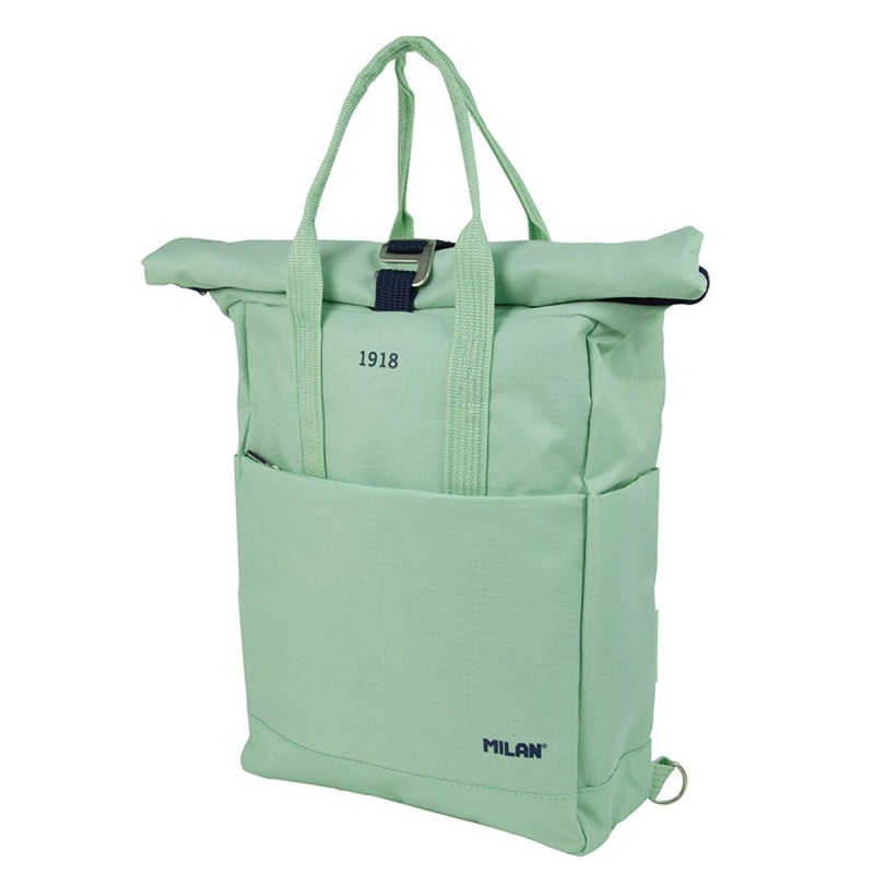 Zaino Casual Milan Serie 1918 Verde 42 x 29 x 11 cm Zaino Casual Milan Serie 1918 Verde 42 x 29 x 11 cm