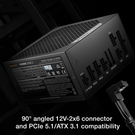Fonte di Alimentazione Be Quiet! BP007EU ATX 850 W RoHS CE 80 PLUS Platinum WEEE BSMI CB