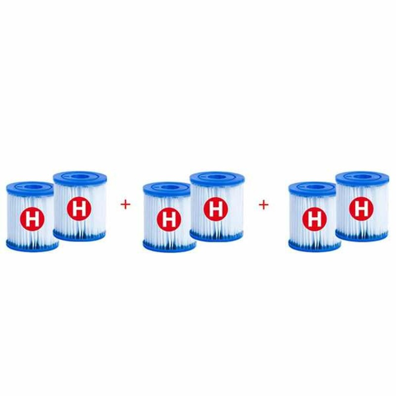Filtro per Sistema di Filtraggio Intex Tipo H 6 Unità Filtro per Sistema di Filtraggio Intex Tipo H 6 Unità