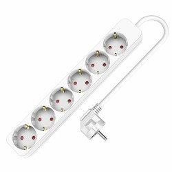 Multipresa con 6 Prese senza Interruttore TM Electron (1,5 m)