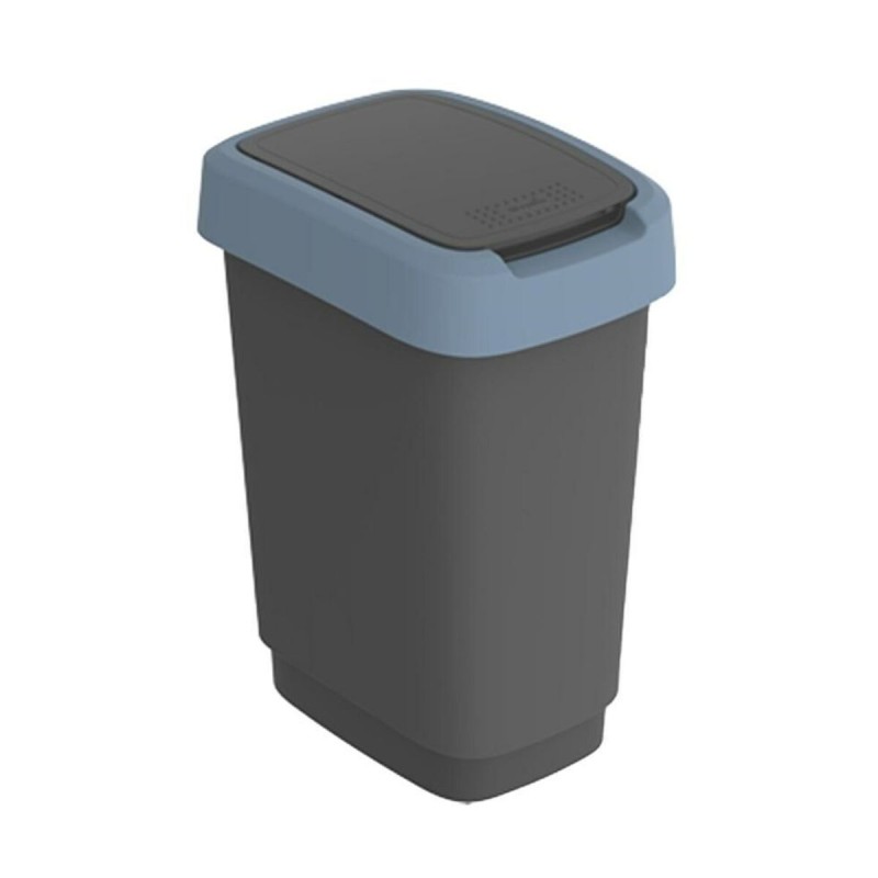 Secchio della spazzatura Rotho Twist Blue Azzurro Plastica 10 L Secchio della spazzatura Rotho Twist Blue Azzurro Plastica 10 L
