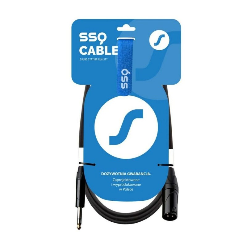 Cavo da XLR a Jack Sound station quality (SSQ) SS-2031 10 m Cavo da XLR a Jack Sound station quality (SSQ) SS-2031 10 m