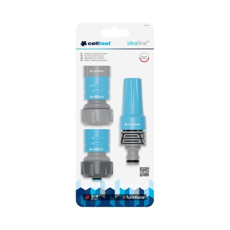 Set di accessori per tubo Cellfast Ideal 3/4" Ø 19 mm 3 Pezzi