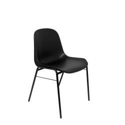 Sedia per Reception Piqueras y Crespo 123PTNI840 Nero