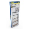 Scaffale Kinzo Legno Acciaio inossidabile 5 Mensole 750 kg 75 x 30 x 172 cm