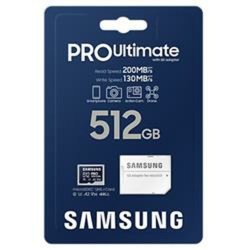 Scheda Di Memoria Micro SD con Adattatore Samsung MB-MY512SA/WW