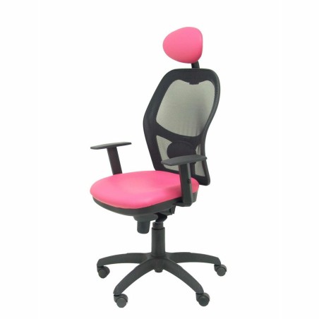 Sedia Ufficio con Poggiatesta Jorquera malla Piqueras y Crespo SNSPRSC Rosa