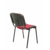 Sedia per Reception Piqueras y Crespo 226PTNB933 Rosso Granato