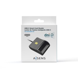 Lettore di Schede DNI/SIP Aisens ASCR-SN03C-BK Nero