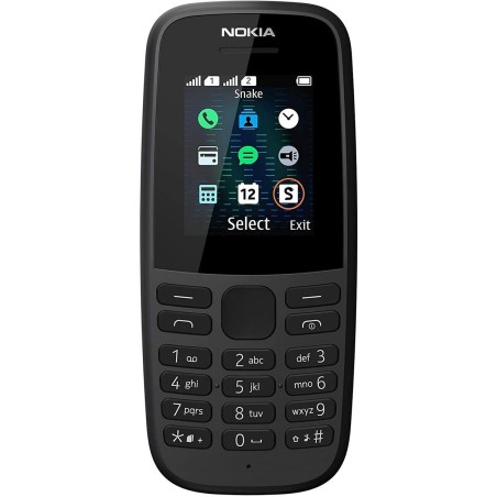 Telefono Cellulare Nokia 105 2019 1,77" 2 GB Nero