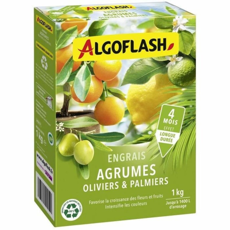 Fertilizzante per piante Algoflash Naturasol Ulivo Palma Agrumi 1 kg Fertilizzante per piante Algoflash Naturasol Ulivo Palma Agrumi 1 kg