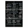 Lavagna Securit Adesivi da parete Set 40 x 40 cm 6 Unità