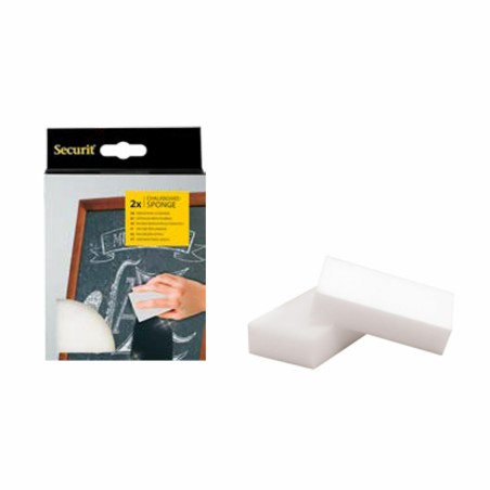 Cancellino per lavagna Securit Melammina 2,5 x 6 x 10,5 cm 2 Unità