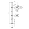 Supporto da Tavolo per Schermo MacLean MC-967 27" 13"