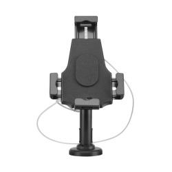 Accessorio Aisens Soporte Antirobo de Sobremesa / Pared Ajustable (1 Pivote) para Tablet, Negro
