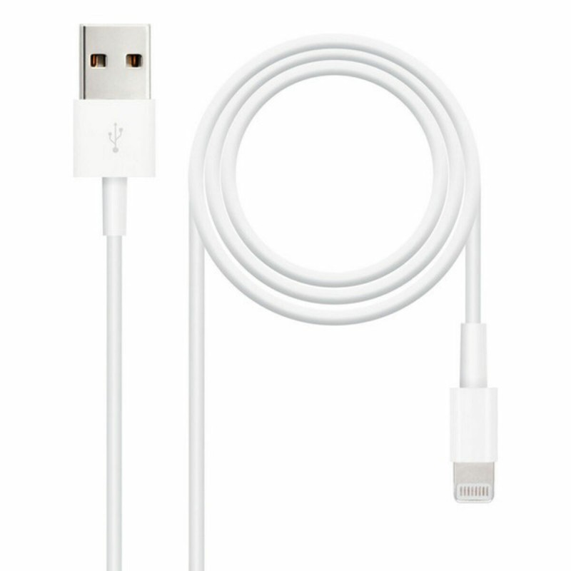 Cavo Lightning NANOCABLE 10.10.0402 (1 m) Bianco 2 m (1 Unità) Cavo Lightning NANOCABLE 10.10.0402 (1 m) Bianco 2 m (1 Unità)