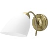 Applique da Parete Activejet NIKITA 1P Patyna Bianco Metallo Vetro 60 W 220-240 V 26 x 12 x 12,5 cm 30 x 12 x 15 cm (1 Pezzi)