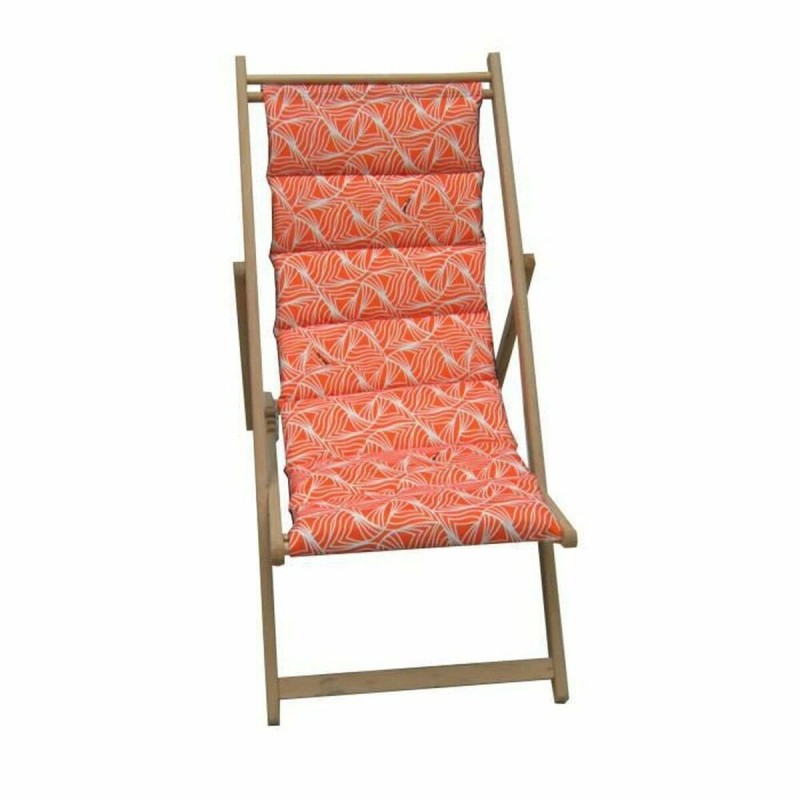Lettino Jardin Prive Wave Arancio Tela legno di faggio (106 x 55 x 95 cm) Lettino Jardin Prive Wave Arancio Tela legno di faggio (106 x 55 x 95 cm)