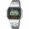 Orologio Unisex Casio A168WA-1YES Nero Argentato (Ø 36 mm)