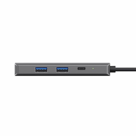 Hub USB Trust 24968 Argentato (1 Unità)