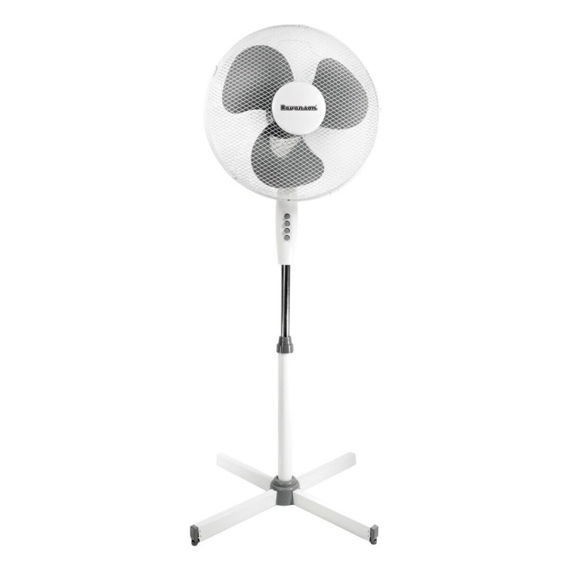 Ventilatore a Piantana Ravanson WT-1040S Bianco Grigio 45 W Ventilatore a Piantana Ravanson WT-1040S Bianco Grigio 45 W