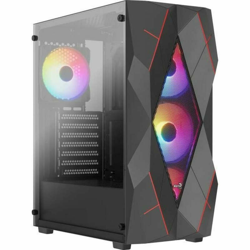Case computer desktop ATX Aerocool AEROPGSVOLCAN-G-BK-V1 Nero Case computer desktop ATX Aerocool AEROPGSVOLCAN-G-BK-V1 Nero
