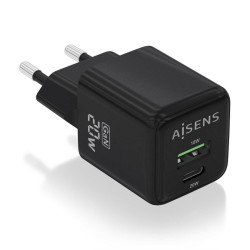 Caricabatterie da Parete Aisens ASCH-20W2P011-BK Nero (1 Unità)
